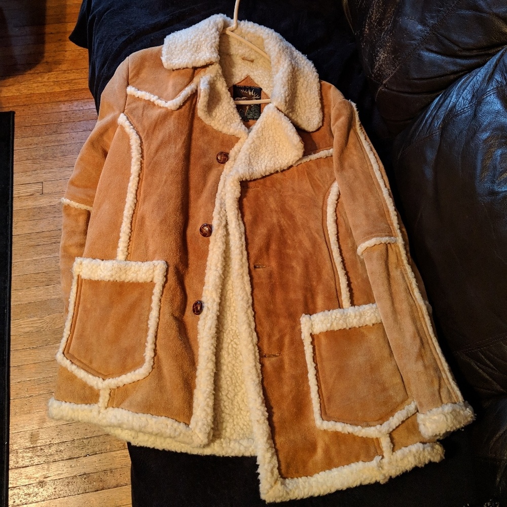 Shearling Trench Coat
